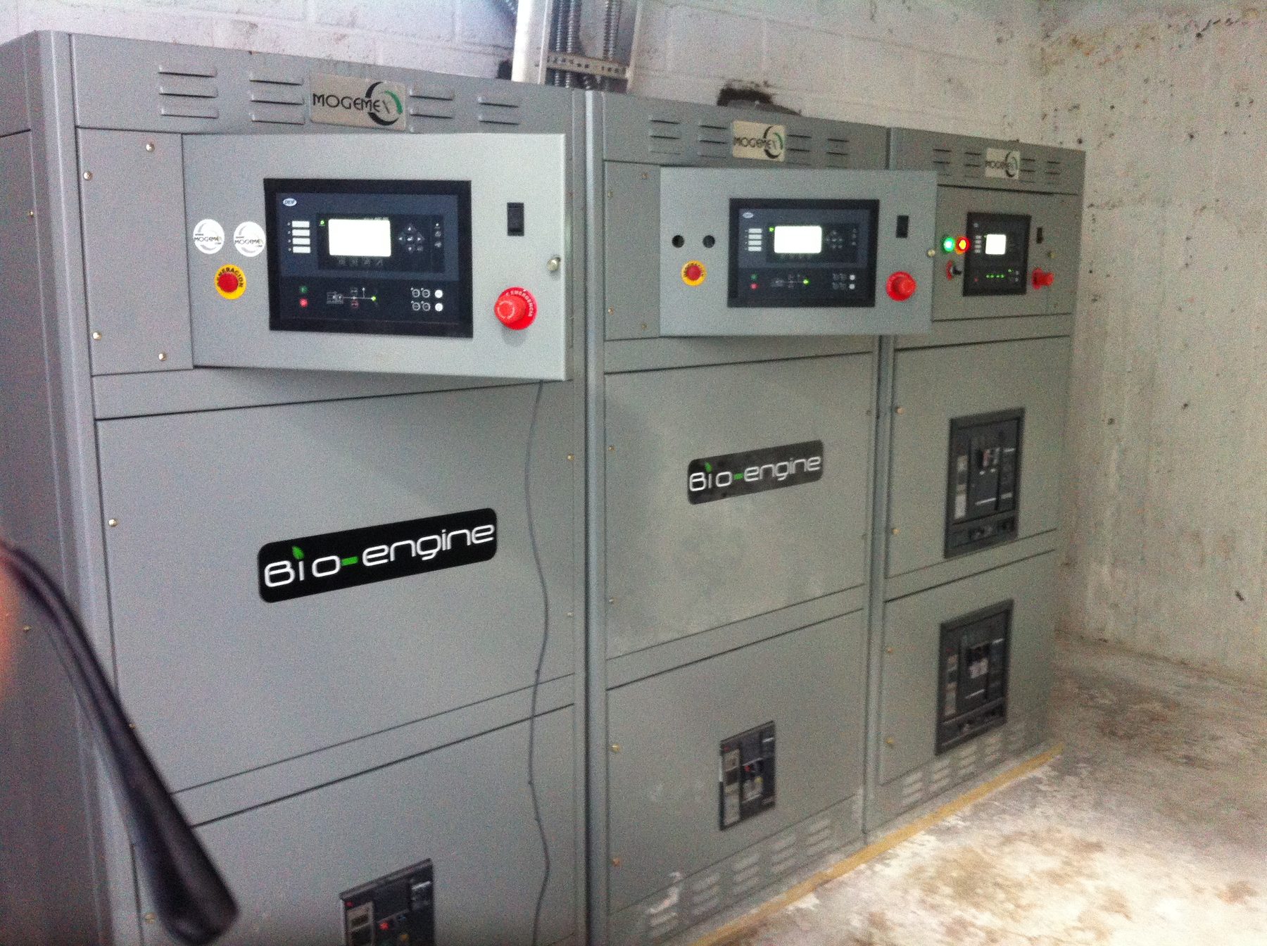 Tableros de control Bio-Engine.
