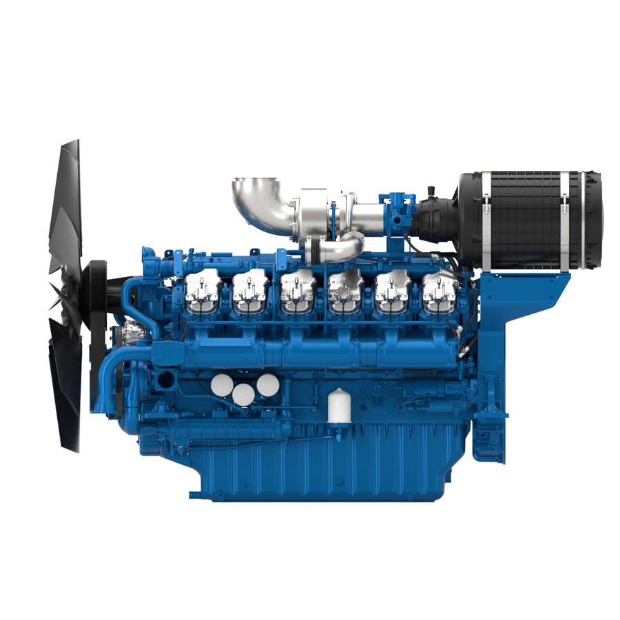 Motor Baudouin 12M26, vista 1