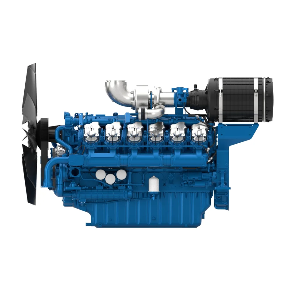 Motor Baudouin 12M26, vista 1