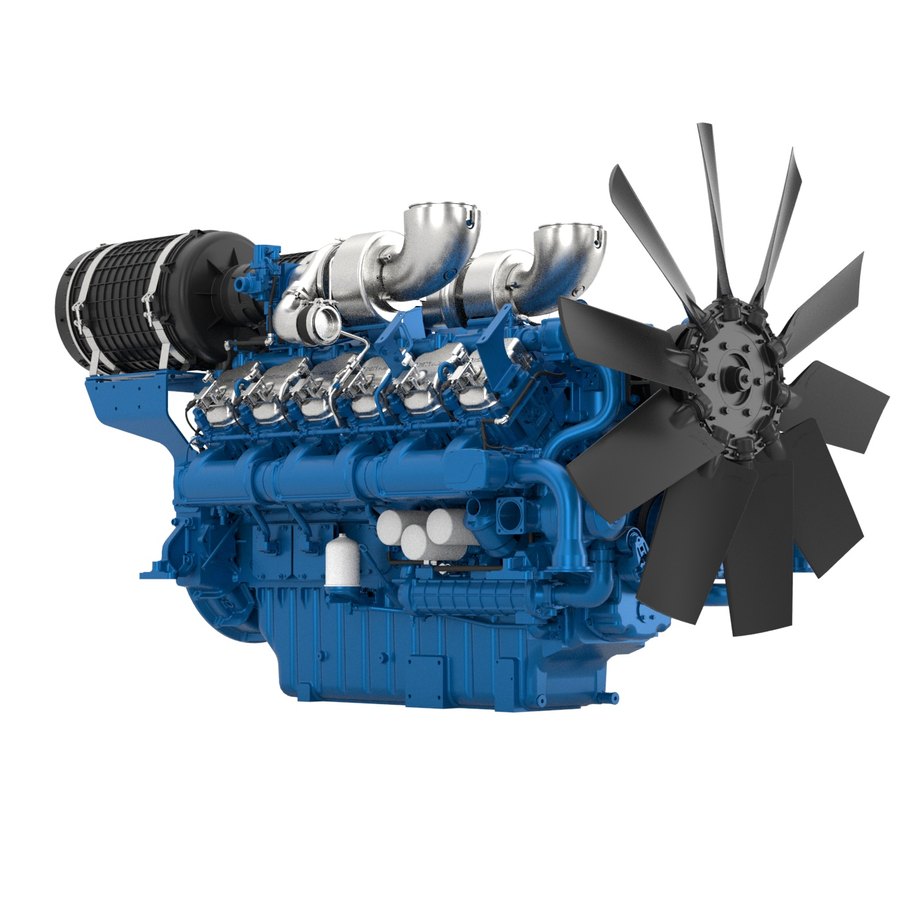 Motor Baudouin 12M26, vista 5