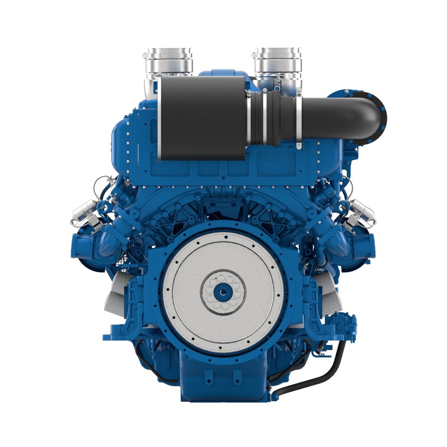 Motor Baudouin 12M33, vista 2