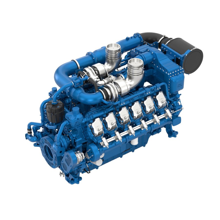 Motor Baudouin 12M33, vista 3