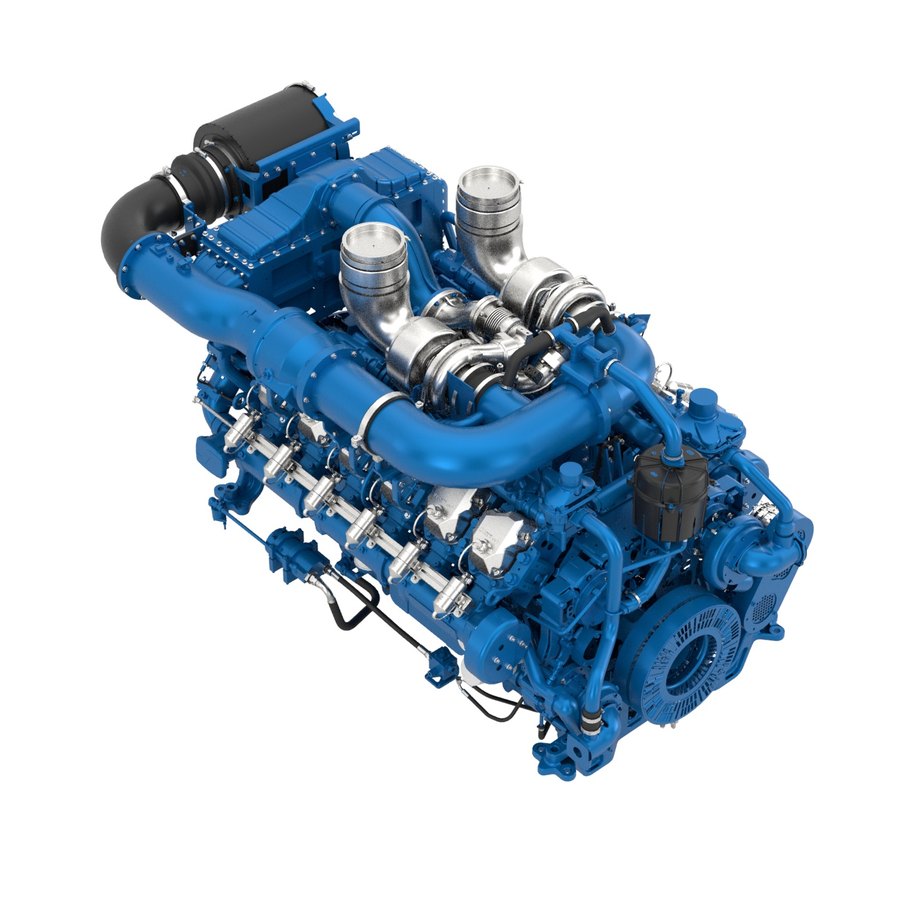 Motor Baudouin 12M33, vista 4