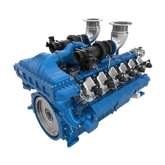 Motor Baudouin 12M33, vista 2