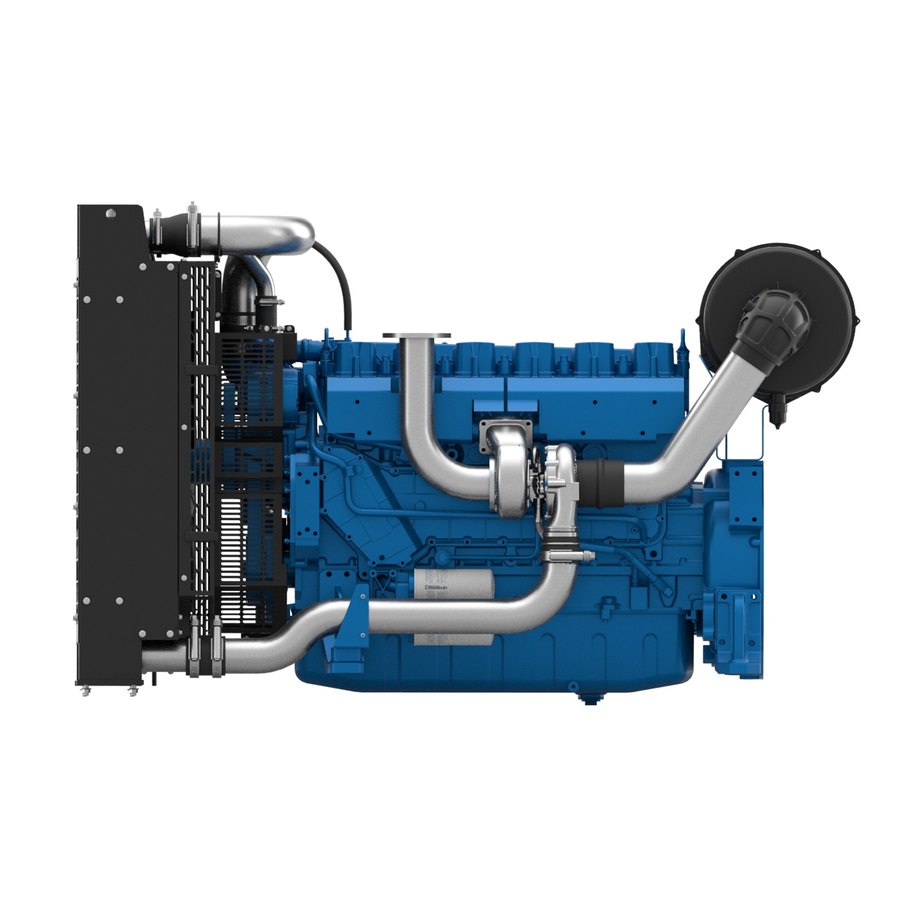 Motor Baudouin 6M16, vista 2