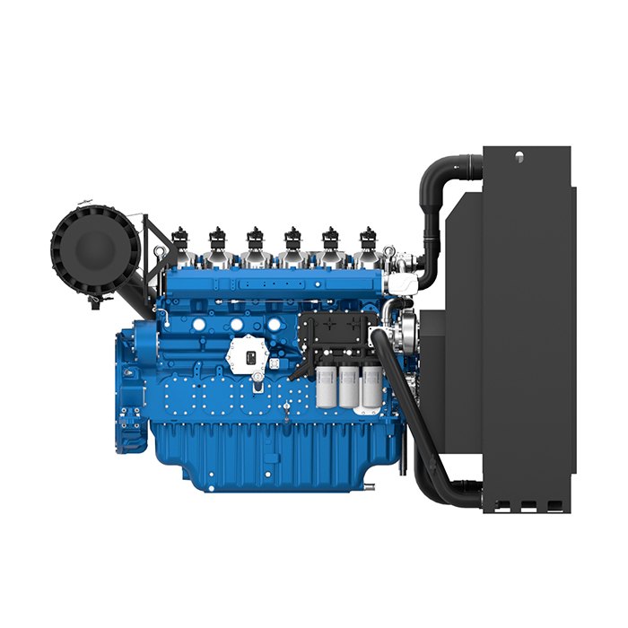 Motor Baudouin 6M33, vista 1